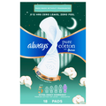 Always Pure Cotton Size 5 Unscented Extra Heavy Overnight Pads with Wings