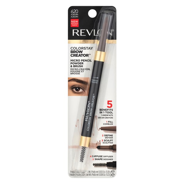 Revlon ColorStay Brow Creator Micro Pencil Powder & Brush Auburn 620