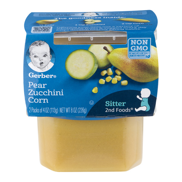 Save on Gerber 2nd Foods Pear Zucchini Corn 2 ct Order