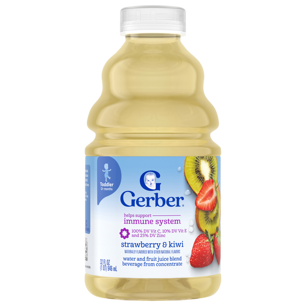 Gerber Toddler Strawberry Kiwi Water & Fruit Juice Blend