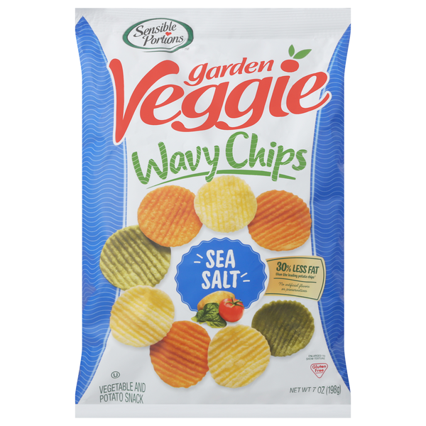 Save on Sensible Portions Garden Veggie Wavy Chips Sea Salt Order
