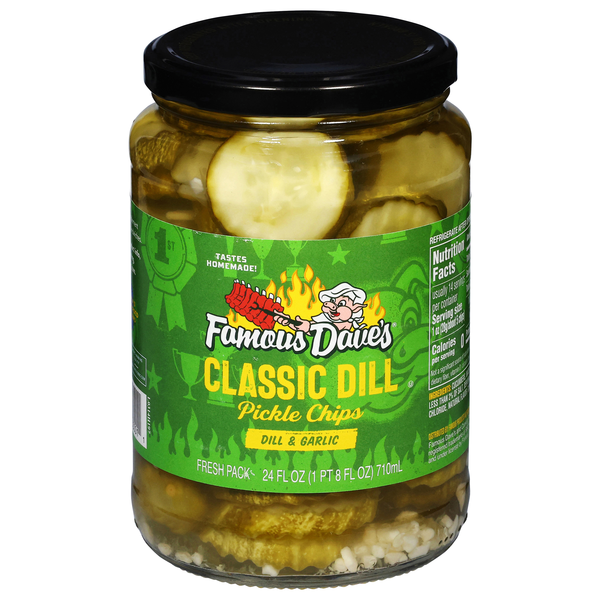 Famous Dave's Classic Dill & Garlic Pickle Chips
