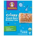 Annie's Organic Crispy Birthday Cake Snack Bars - 5 ct