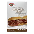 Hannaford 100% Pure Beef Sandwich Steaks - 14 ct Frozen