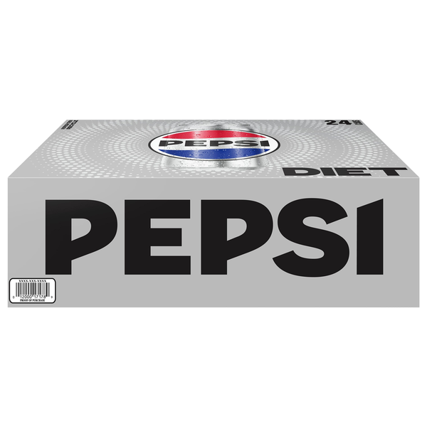 Diet Pepsi Cola Soda - 24 pk