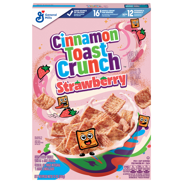 Cinnamon Toast Crunch Strawberry Breakfast Cereal