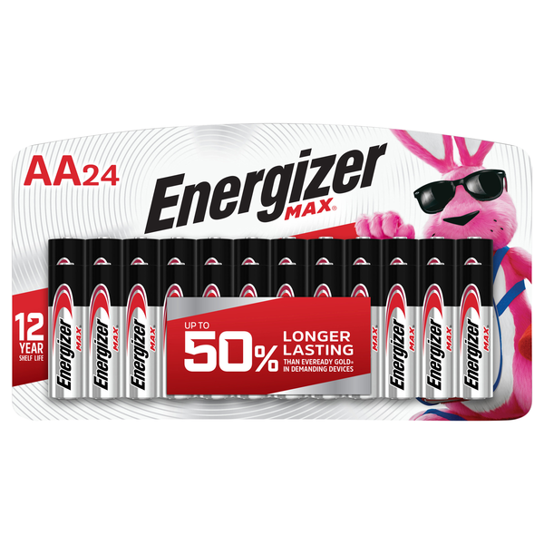 Energizer Max + Powerseal Batteries AA