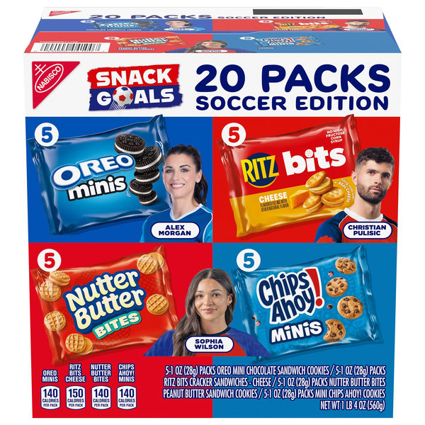 Nabisco Cookies & Crackers Variety Packs - 20 ct