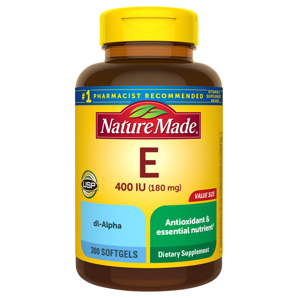 Nature Made Vitamin E 400 IU Dietary Supplement Softgels