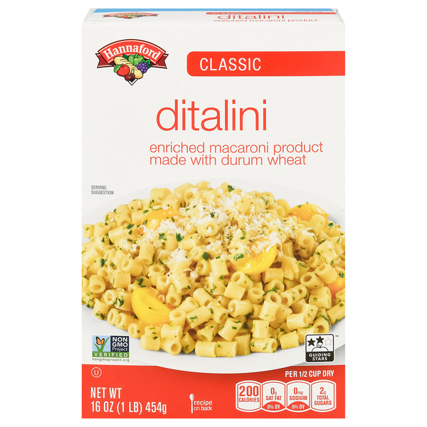 Hannaford Classic Ditalini Pasta