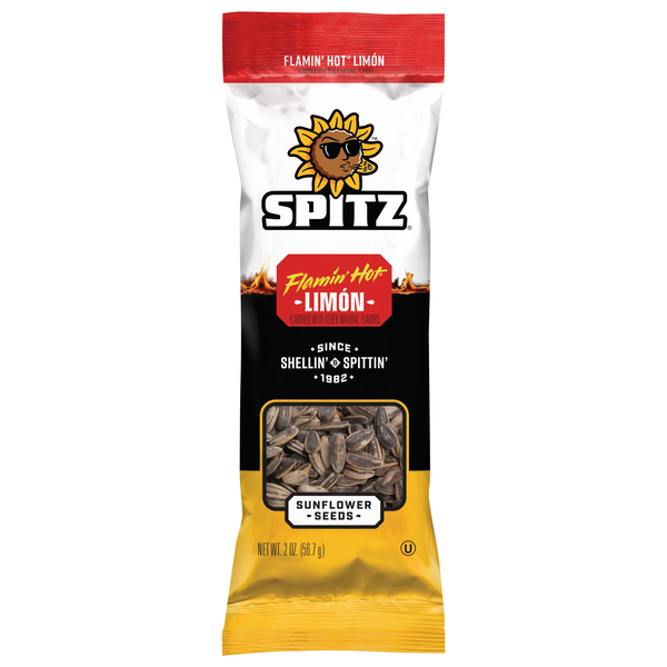 Spitz Flamin' Hot Limon Flavored Sunflower Seeds