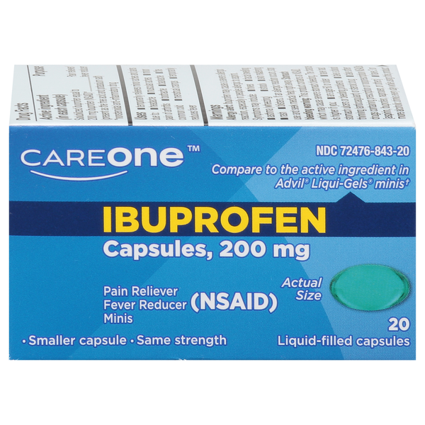 Save on CareOne Ibuprofen Mini Capsules 200 mg Pain Relief Softgels