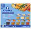 Gerber Natural 2nd Baby Food Fruit & Veggie Favorites Variety Pack - 16 ct