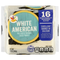 Stop & Shop Singles White American Cheese Slices - 16 ct