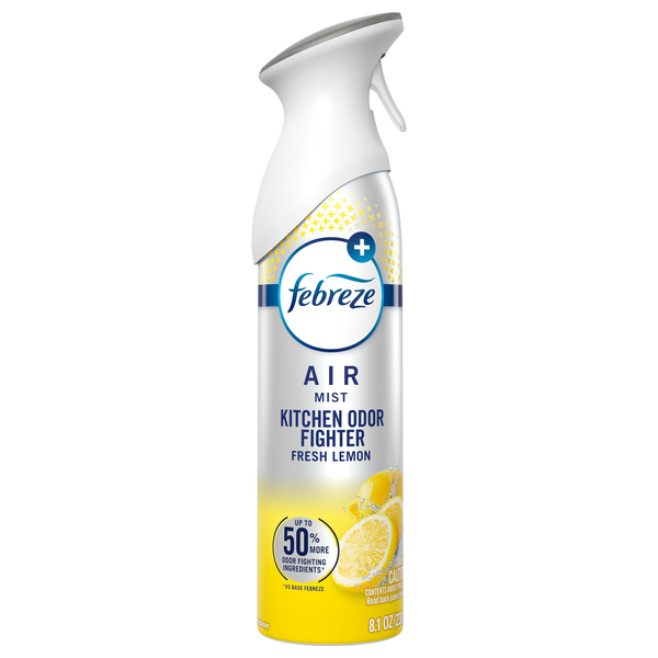 Febreze AIR Mist Kitchen Odor Fighter Fresh Lemon Trigger Spray