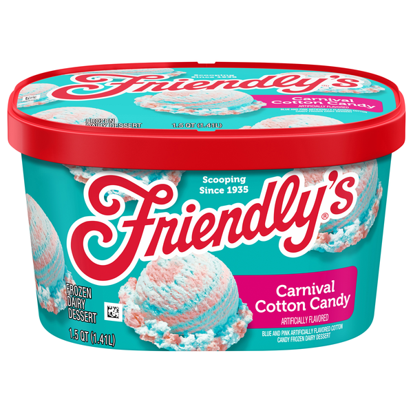 Friendly's Carnival Cotton Candy Ice Cream