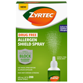 Zyrtec Drug Free Allergen Shield Nasal Mist Spray