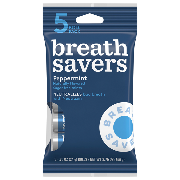 BreathSavers Mints Peppermint Sugar Free
