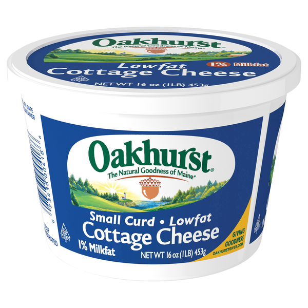 Oakhurst 1% Lowfat Small Curd Cottage Cheese