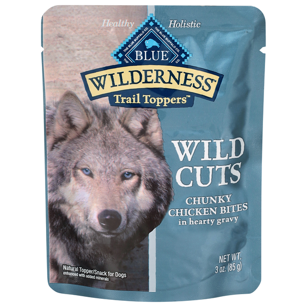 Blue Buffalo Wilderness Trail Toppers Chunky Chicken Bites Dog Snack