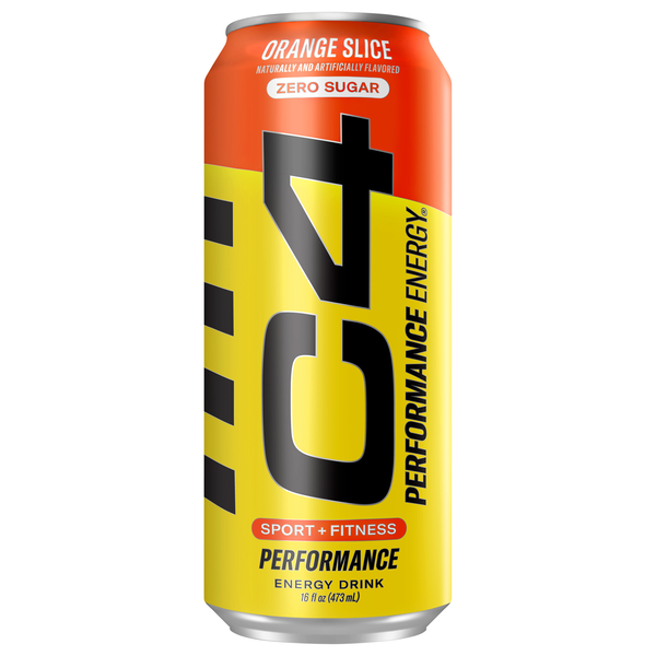 Cellucor C4 Energy Drink Zero Sugar Orange Slice