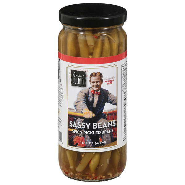 Bruce Julian Sassy Spicy Pickled Green Beans