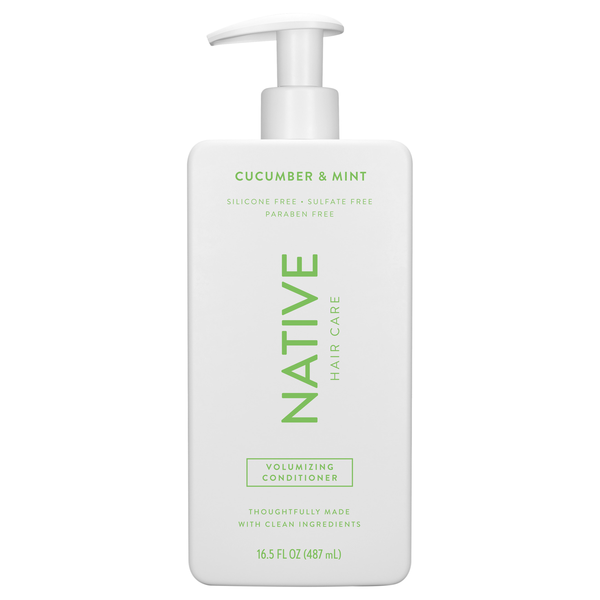 Native Volumizing Cucumber & Mint Conditioner Sulfate & Paraben Free