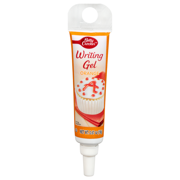 Betty Crocker Orange Writing Gel