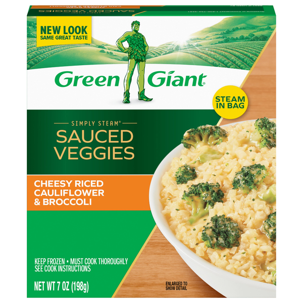 Green Giant Simply Steam Cheesy Riced Cauliflower & Broccoli Frozen