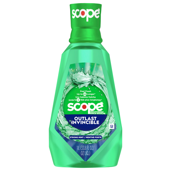 Crest Scope Outlast Fresh Mint Mouthwash