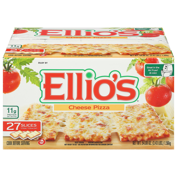 Ellio's Cheese Pizza - 27 slices Frozen