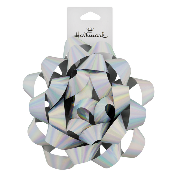 Hallmark Confetti Gift Bow Glossy Gray