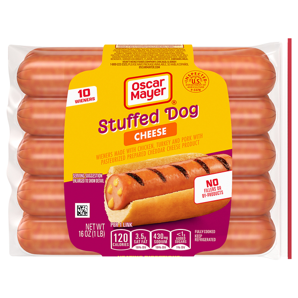 Oscar Mayer Cheese Stuffed Dogs - 10 ct