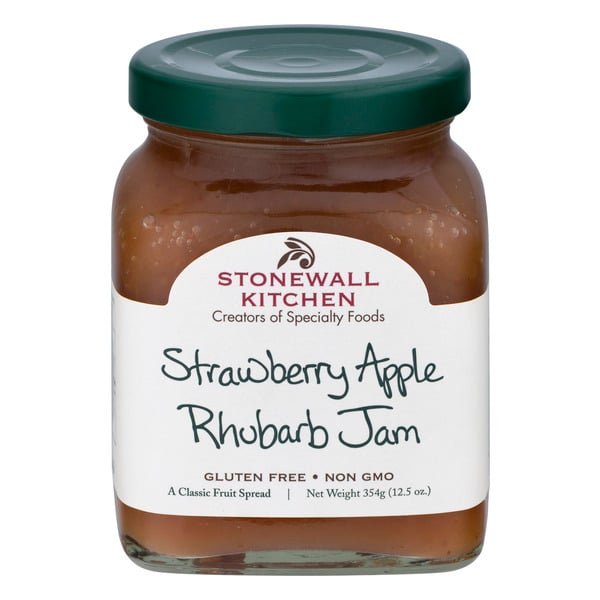 Stonewall Kitchen Gluten Free Strawberry Apple Rhubarb Jam