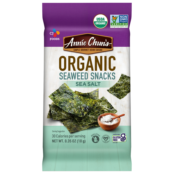 Save on Annie Chun's Seaweed Snacks Sea Salt Gluten Free Organic Order
