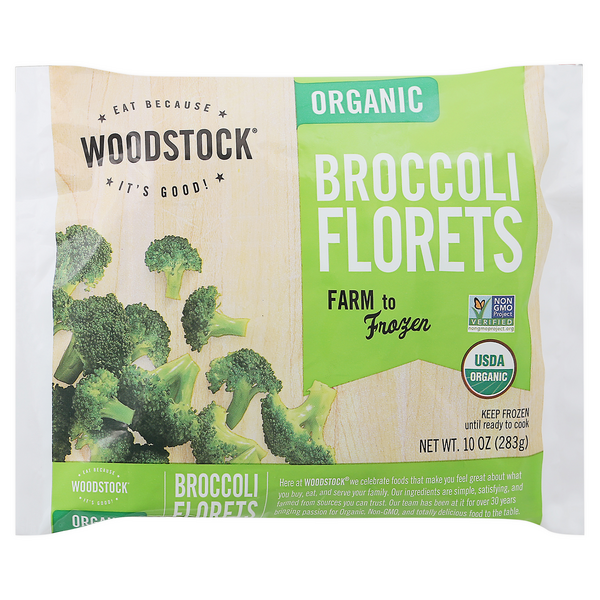 Woodstock Organic Broccoli Florets Frozen