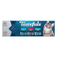 BLUE Tastefuls Natural Flaked Variety Pack Adult Wet Cat Food 5.5 oz/12 ct