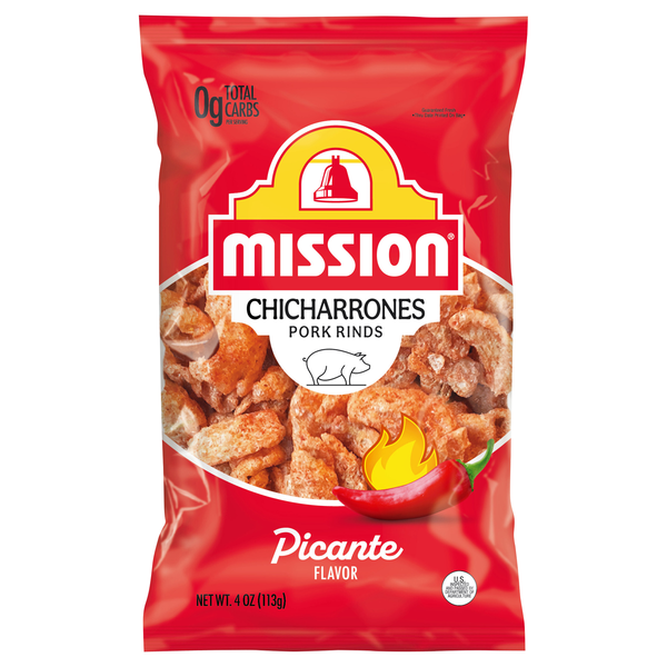Mission Picante Chicharrones Pork Rinds