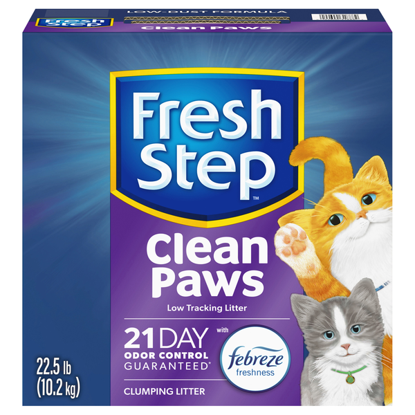 Save on Fresh Step Clean Paws Clumping Febreze Freshness Multi-Cat