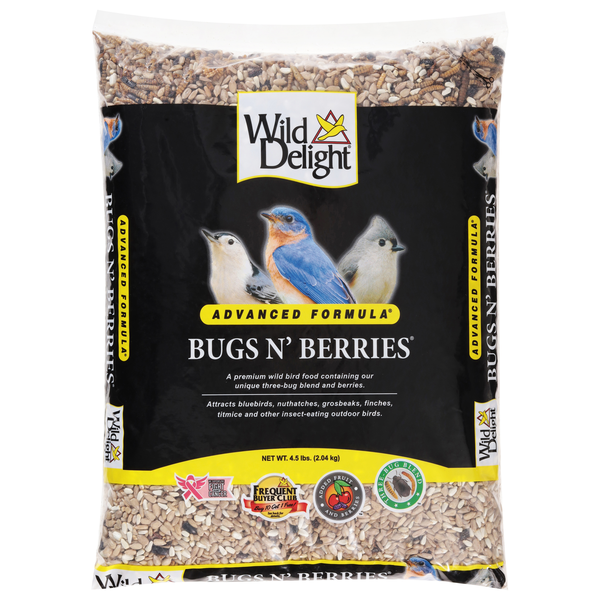 Wild Delight Advanced Formula Bugs N' Berries Wild Bird Food