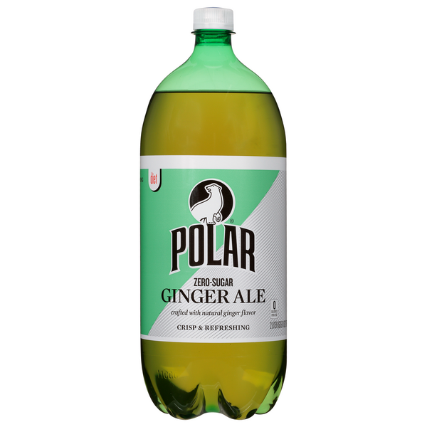 Polar Diet Ginger Ale Soda Caffeine Free