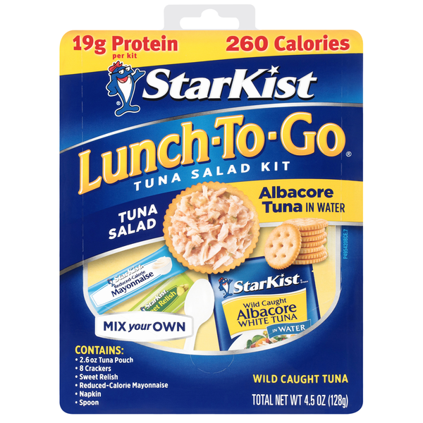 StarKist Lunch To Go Wild Caught Albacore Tuna Kit in Water