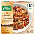 Healthy Choice Cafe Steamers 4 Cheese Ravioli/Chicken Marinara Frozen Meal