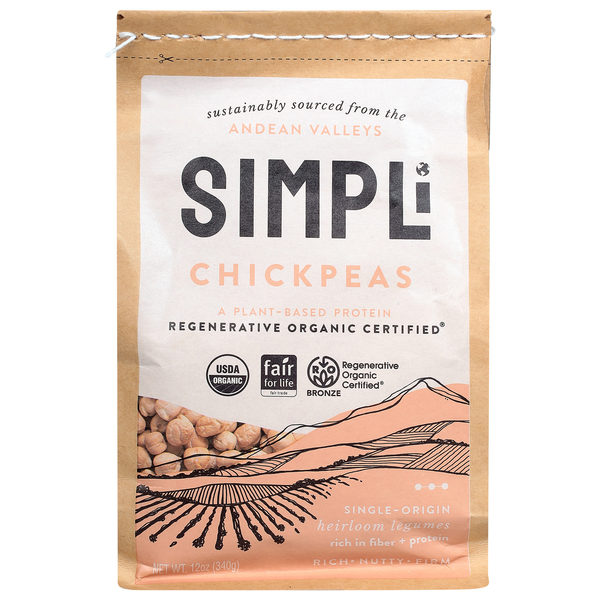 Simpli Organic Chickpeas