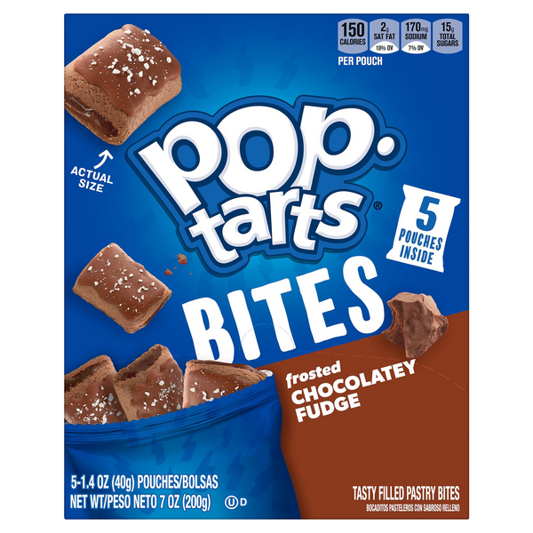 Save on PopTarts Pastry Bites Frosted Chocolatey Fudge 5 ct Order