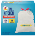 Stop & Shop Tall Kitchen Drawstring Trash Bags 13 Gallon