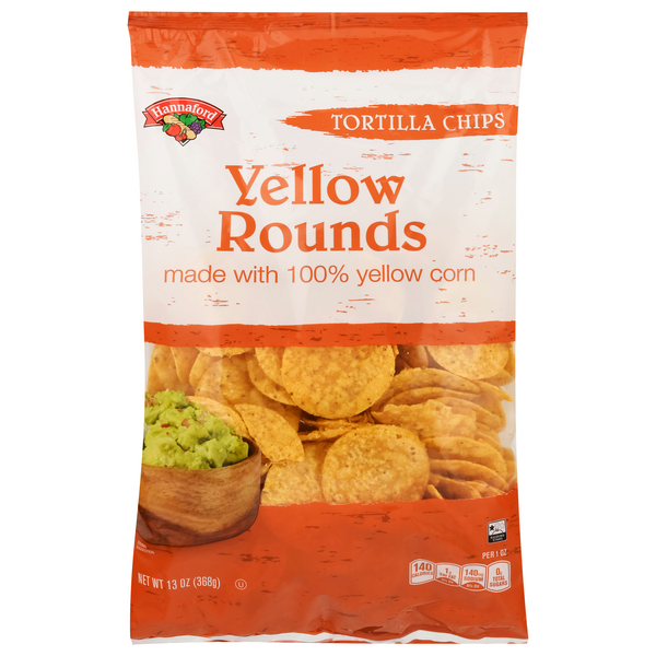 Hannaford Yellow Rounds Tortilla Chips