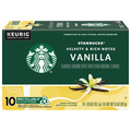 Starbucks Vanilla Flavored Light Roast K-Cup Coffee Pods