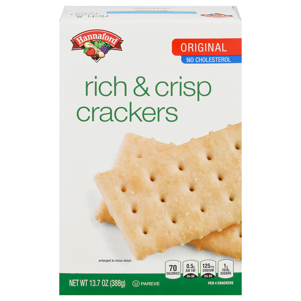 Hannaford Original Rich & Crisp Crackers