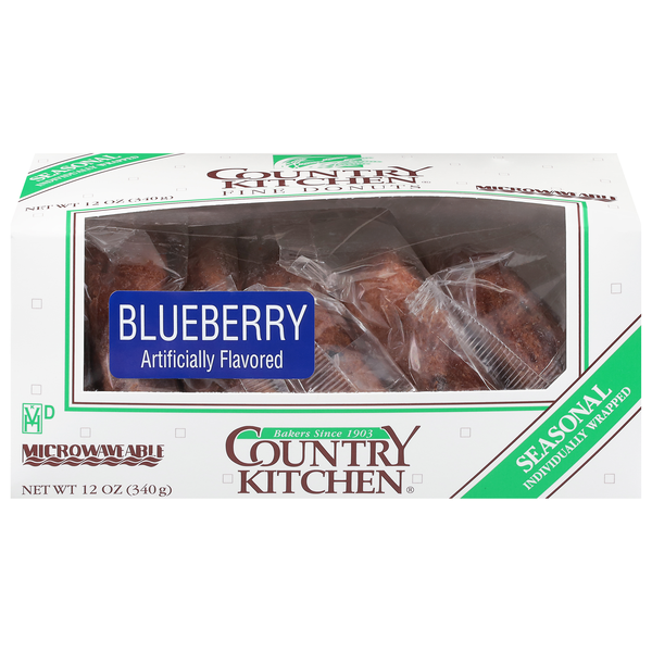 Country Kitchen Seasonal Blueberry Donuts